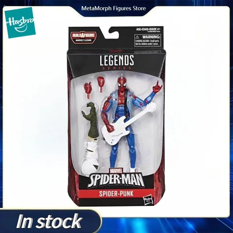 Original Hasbro Marvel Legends Series Spider-Punk Anime Figure Toy Collection Model