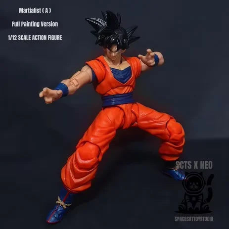 In Stock CTS NEO Dragon Ball Son Goku Martialist Figure Son Goku 1/12 Scale Action Figures Model Pvc Statue Collection Toys Gift