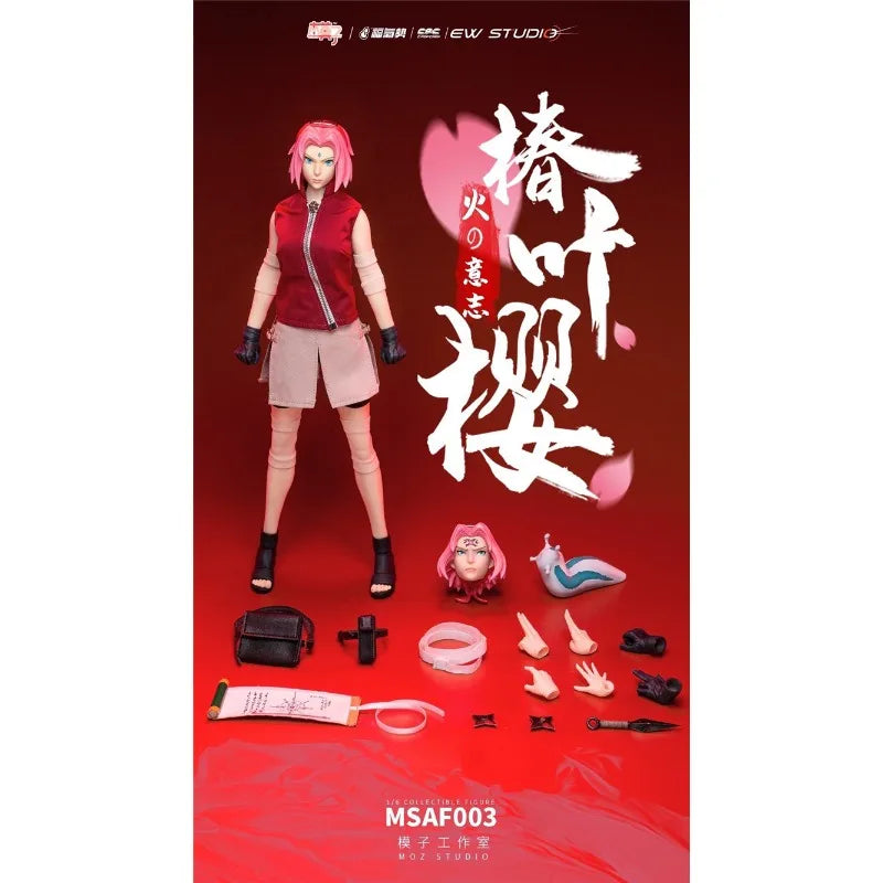 MOZ STUDIO Original 1\6 Movable Model Series Naruto Tsunade\Chunye Sakura  Action Figure Model Toys Movable Model Gifts Fo Boys
