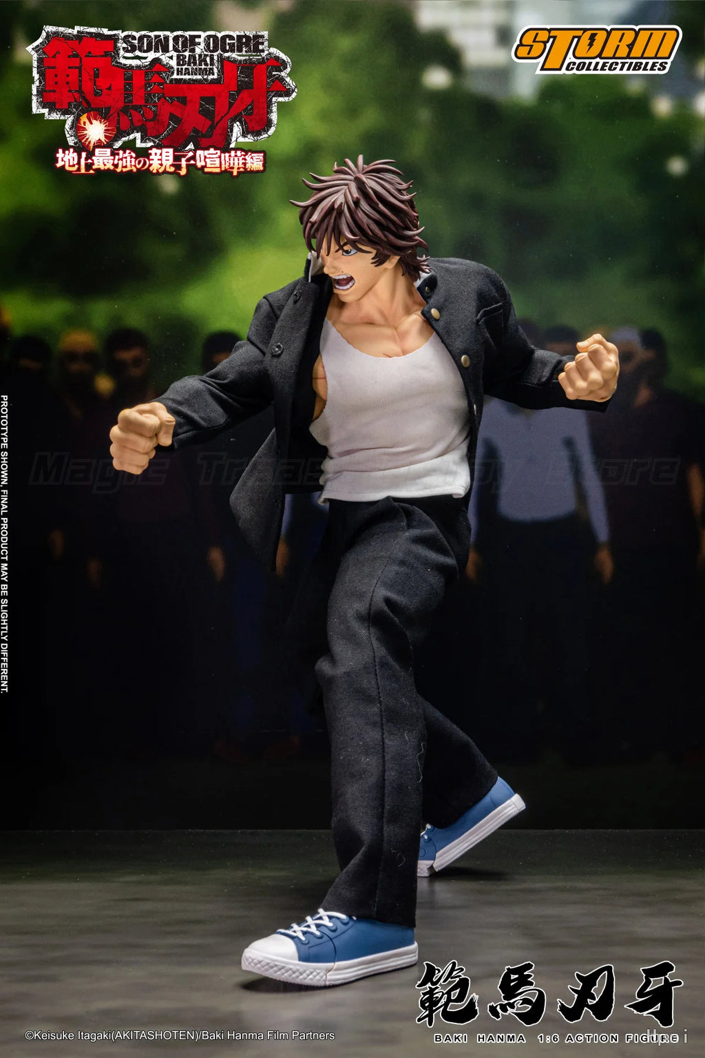 【Pre-sale 】Original BAKI HANMA 1/6th Scale Collectible 1/12 Action Figure Figure Ornaments
