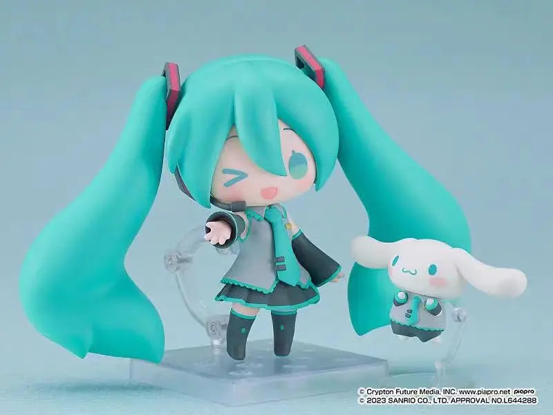 GSC Nendoroid Hatsune Miku and Cinnamoroll Collaboration Version Anime Figure Decoration Collection Model Gift In Stock