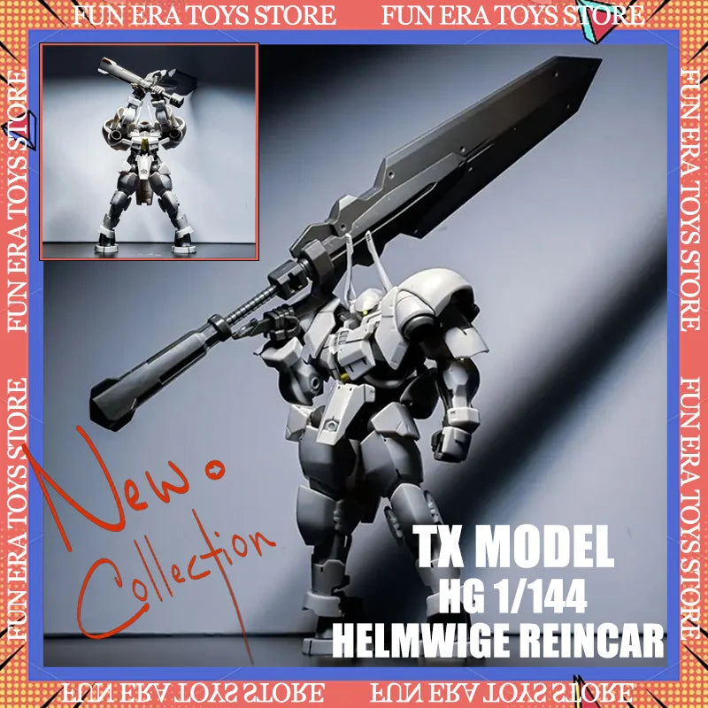 В наличност НОВ HG 1/144 TX Модел Helmwige Reincar Комплект Модел за сглобяване Екшън Фигурки Колекция Модел Робот Пластмасови Момчета Детски Играчки