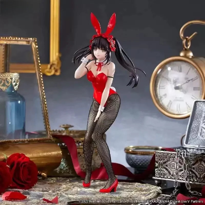 Bearpanda Bunny Girl Asanagi Rin Xiya 3D Crystal Eye Temperature Paint Kawaii Garage Kit Creative Scene Models Classic Anime Toy