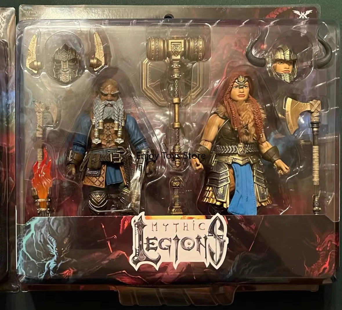 In Stock: The Mythical Legion of The Four Horsemen, Star Bear Wave, Dwarf Double Set, 1/12 Action Figure Figure