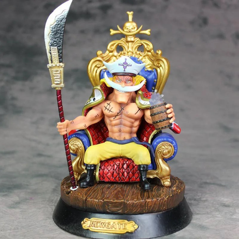 Anime One Piece Whitebeard Piraten Edward Newgate Battle Ver. GK PVC Actionfigur Spielstatue Sammlerstück Modell Spielzeug Puppe Geschenk