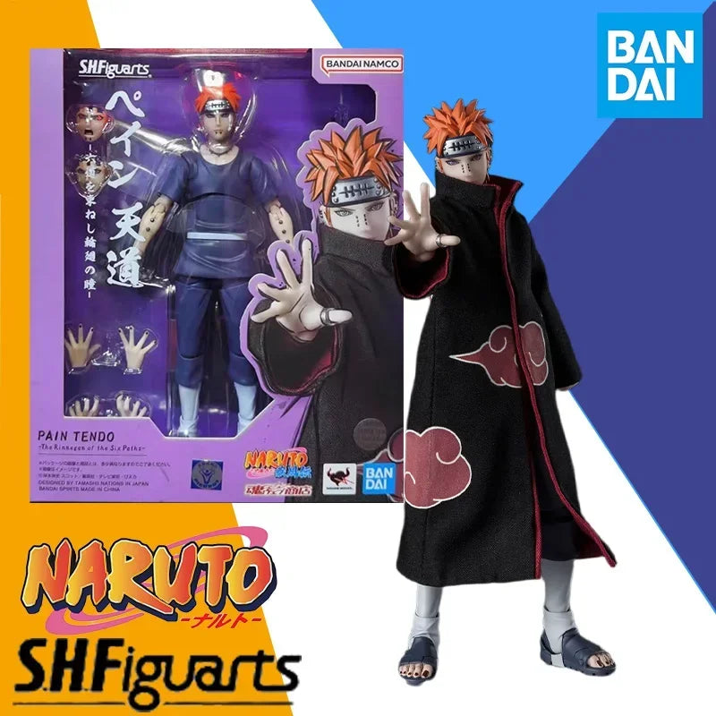 In Stock Bandai Original S.H.Figuarts SHF Naruto PAIN TENDO The Rinnegon of The Six Patks Edition Action Figure Toy