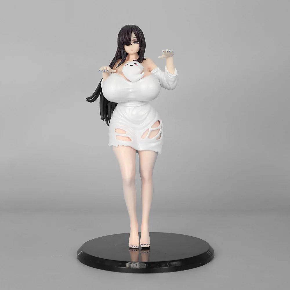 Anime Ghost Atlas Miss Ghost D Cup 19.5cm PVC Action Figure Sexy Girl Peripherals Adult Collectible Doll Ornament Model Gift