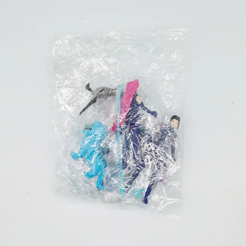 HOT 5pcs Kpop Demon Hunters Figure Model Toy PVC Cartoon Gaming Peripherals Desk Decoration Collection Figures Model Toy For Kid