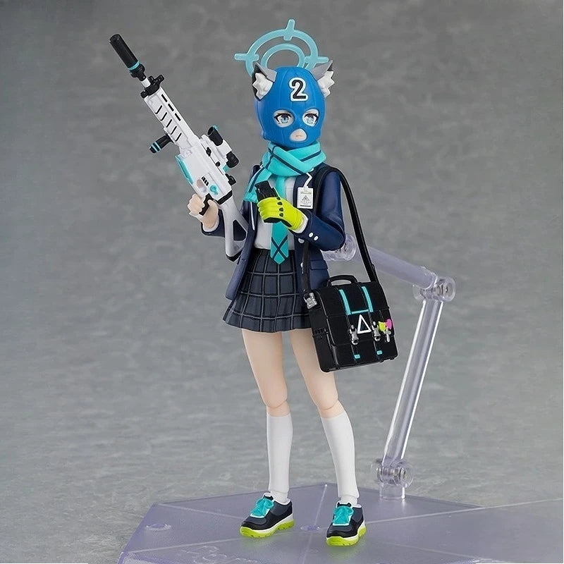 Max Original with Articulation Series Blue Archive Sarashina Shiroko Anime Action Figure Assembly Model Toys Collectible Model