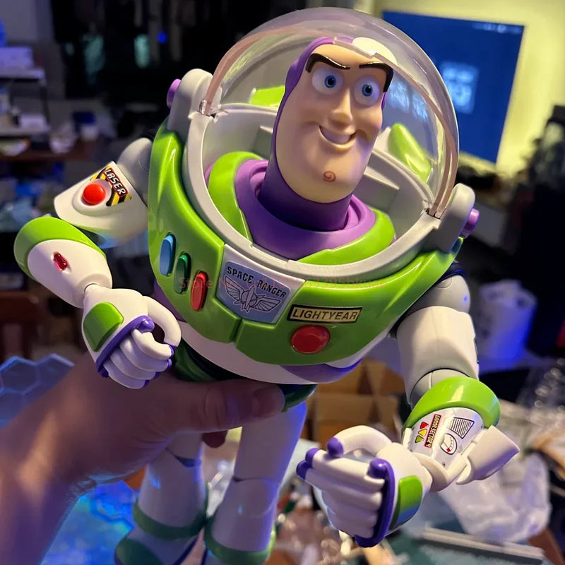 In Stock Disney Toy Story Buzz Lightyear Action Figure 17 Joints Movable Collectible Assembled Model Toys Ornament Birthday Gift