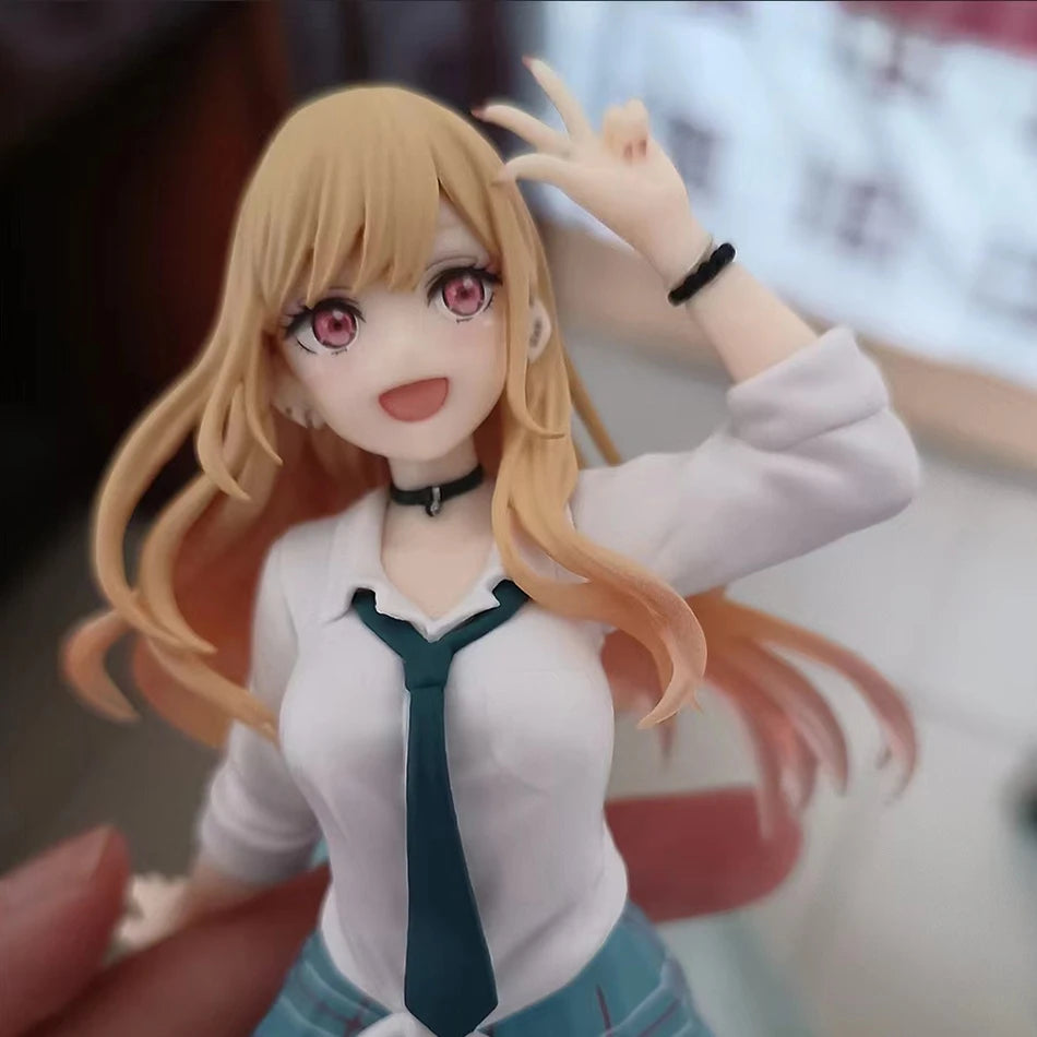 My Dress Up Darling Kitagawa Marin Anime Figure PVC Collection School Uniform Liz Devil Style Desktop Ornaments Model Toys Gifts