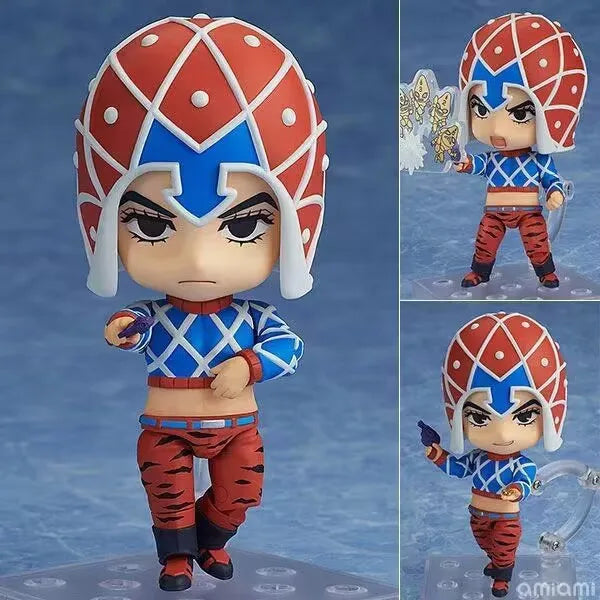 Jojo'S Bizarre Adventure Nendoroid Q Version Figures Jotaro Kujo Josuke Giorno Dio Jonathan Anime Collectible Desktop Decor