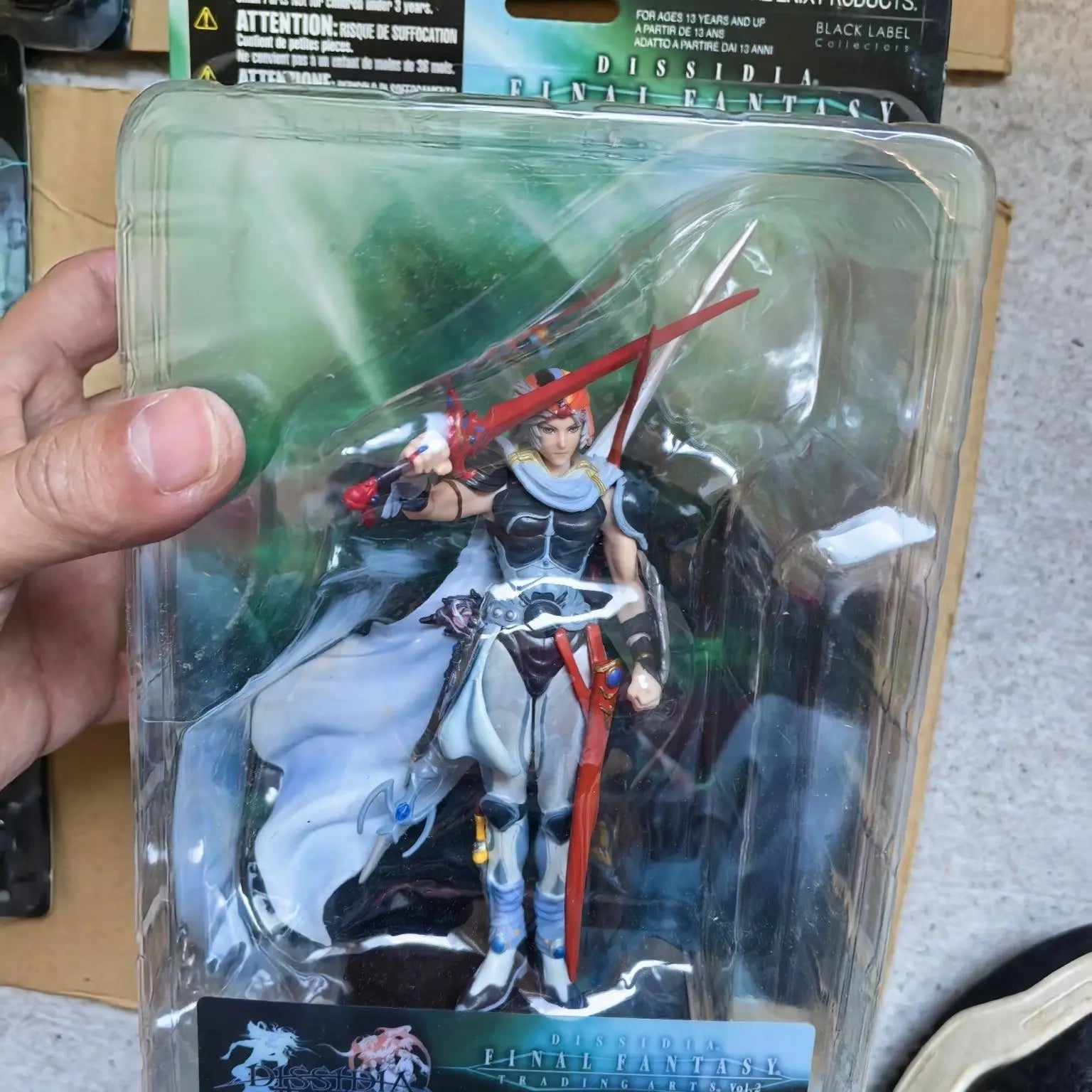 20cm gift box Japanese last leonhart Fantasy figure doll PVC kids collection FF final zell dincht model toy