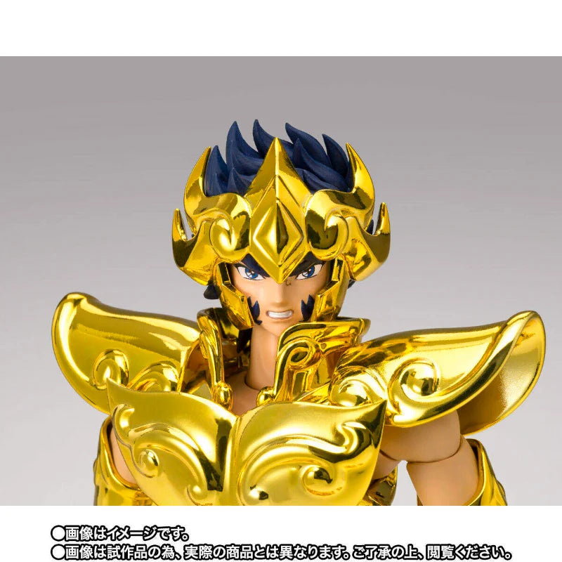 Bandai Original  Saint Seiya Myth Cloth EX Ikki of Leo Gold Saint Anime Action Figure Model Toys Gifts for Boys Desk Decoration