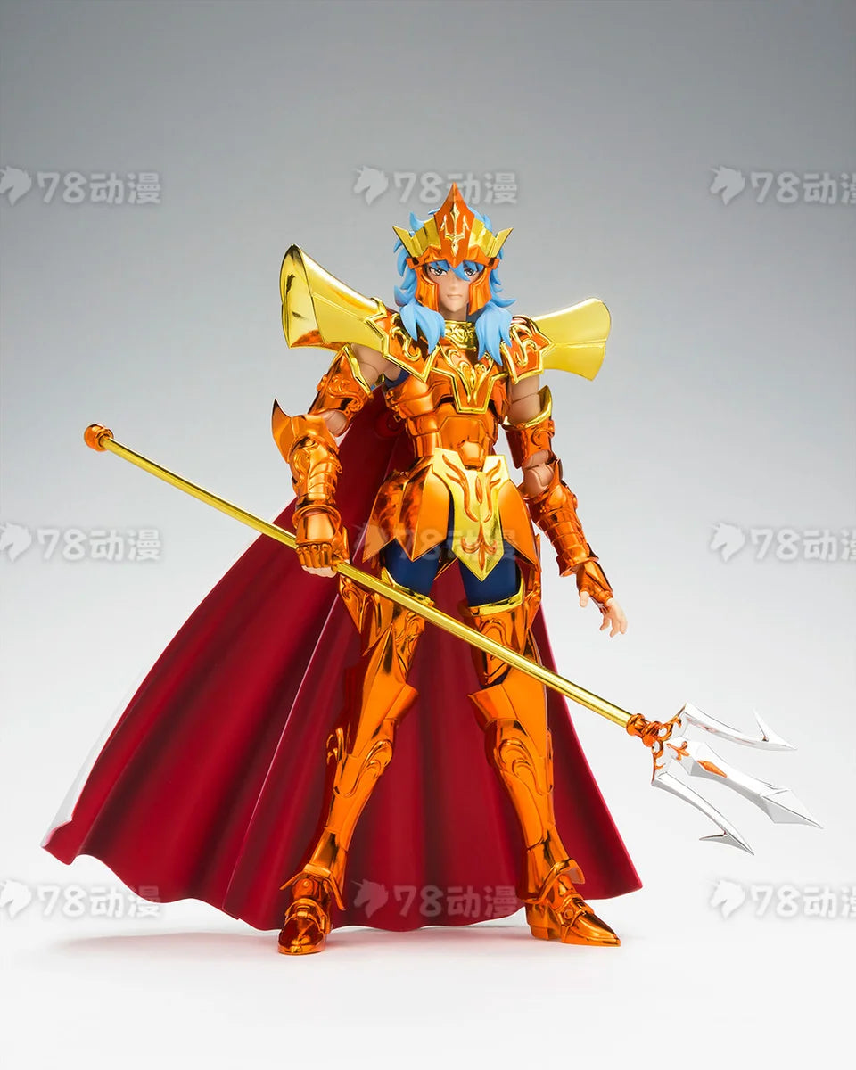 Bandai Saint Seiya Cloth Myth EX Edition Sea Warrior Sea King Poseidon Action Figure Model Collectible Gift