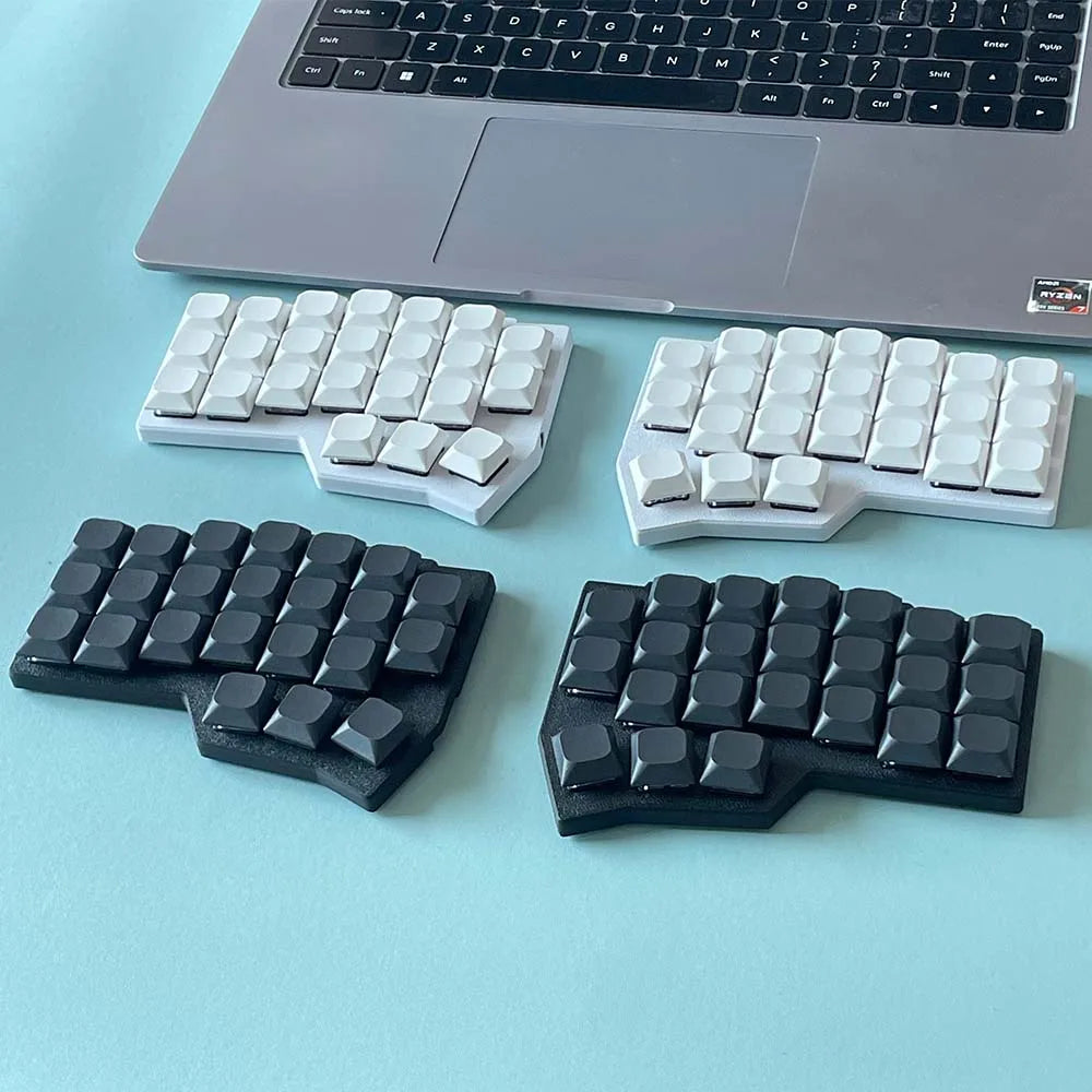 CHOC CORNE V4.1 Low Profile Ultrathin Split Mechanical Keyboard Hot-swap Kaih V1/V2 Switch 2.4G Wireless VIAL Programmable