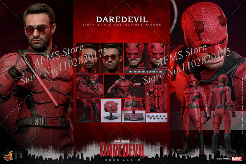 HOTTOYS HT 1/6 TMS154 Scale Collectible Figure Daredevil 3.0 Matt Murdock Full Set 12Inch Men Soldier Action Figure Body Toys