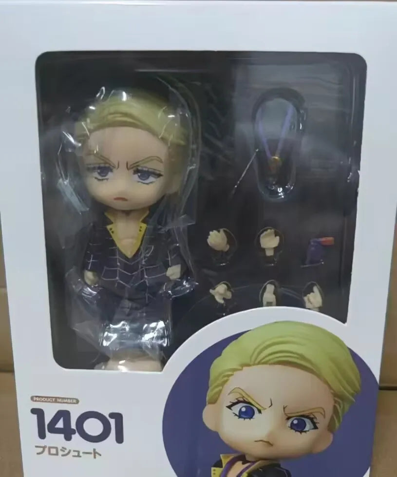 Jojo'S Bizarre Adventure Nendoroid Q Version Figures Jotaro Kujo Josuke Giorno Dio Jonathan Anime Collectible Desktop Decor