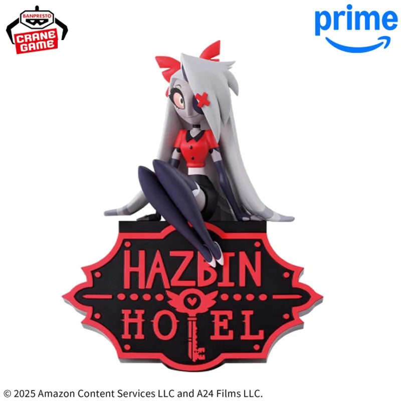 Genuine Original Bandai Banpresto Hazbin Hotel Vaggie PVC Anime Figure Model Collector Figurine Toys Desktop Ornament Doll Gift