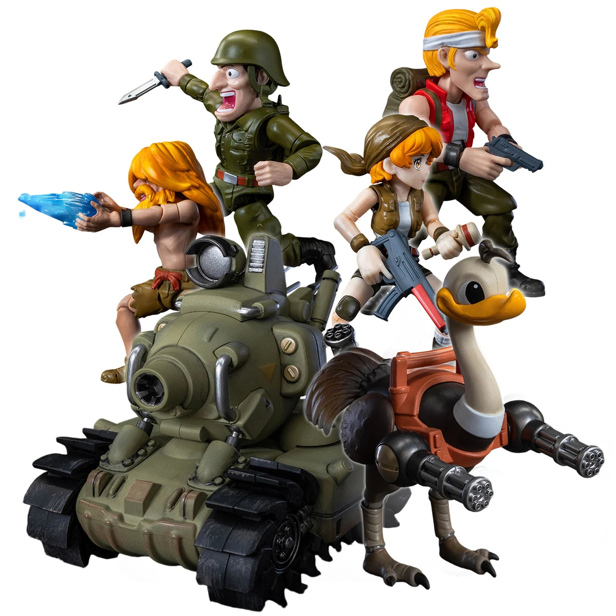 HIPLAY Yolopark AMK MINI Pro Classic Arcade Game Marco Rossi Eri Kasamoto Metal Slug 3 Wave 1 Assembly Model Kits