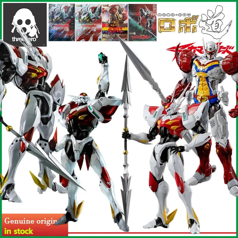 Threezero Original Finished Mecha Tekkaman Blade Zinc Alloy Collectible Model Super Realistic Painting Boys and Girls Toys Gift