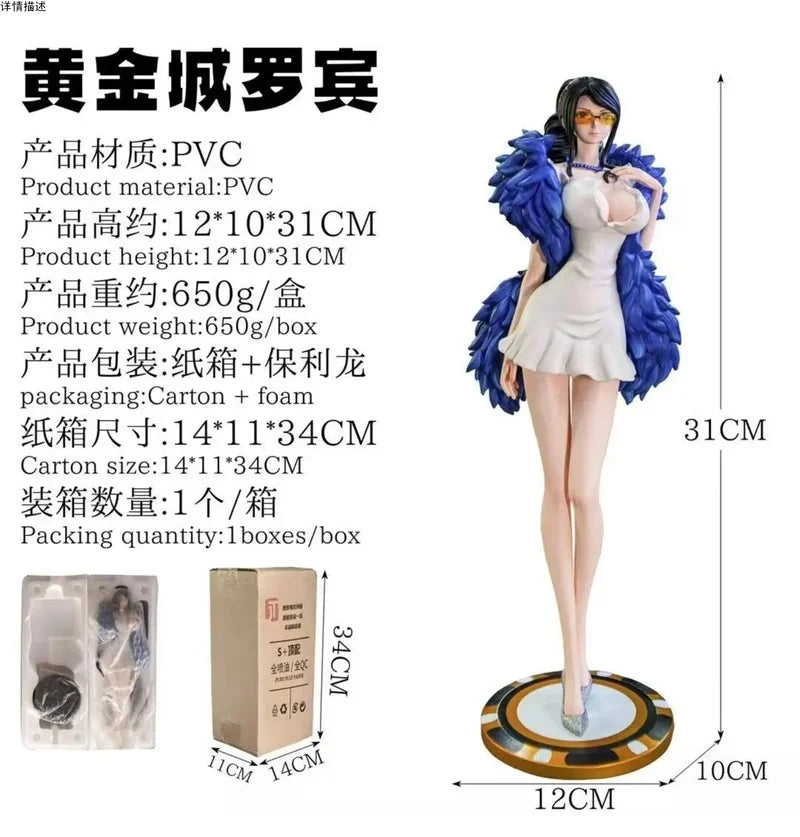 Golden City Nicole Robin Devil's Son Handmade Standing Beauty Girl Model Ornament Action Figure Toy for Collectors