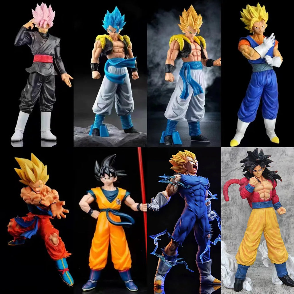 Seven Dragon Ball Goku action figure model Super Saiyan Gokibebiget battle-damaged comic anime figurine peripheral accessory