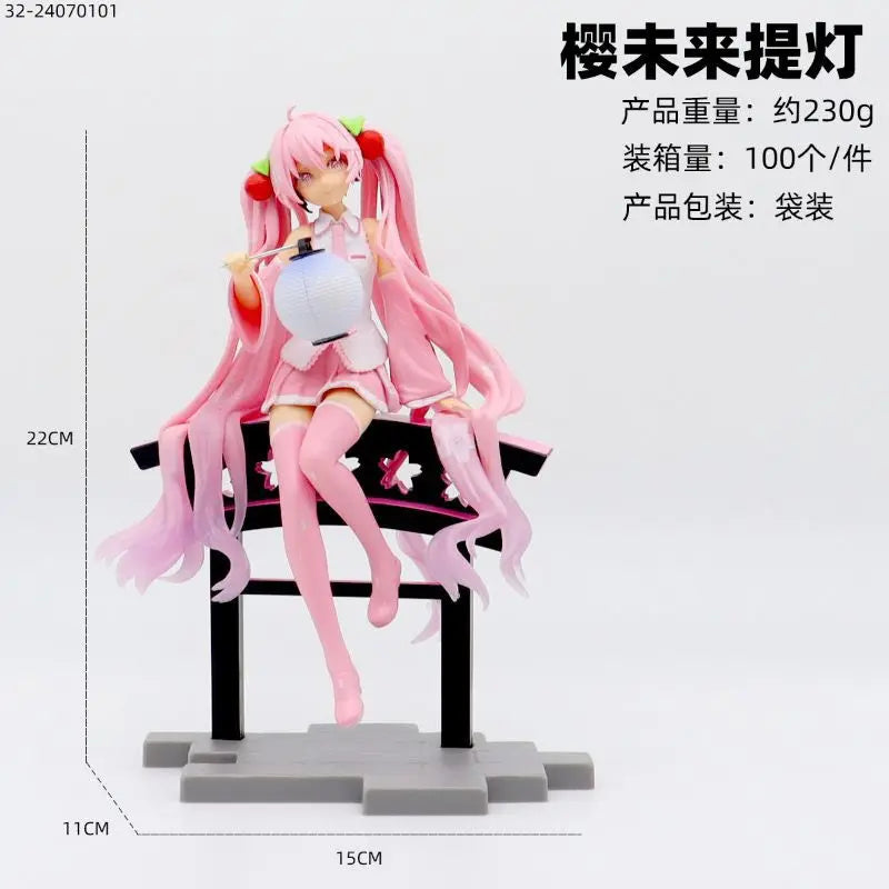 Hatsune Miku anime figures Artist Masterpiece Amp Collection Kawaii cartoon Beauty Waifu Figurines doll Model kids Toys gifts