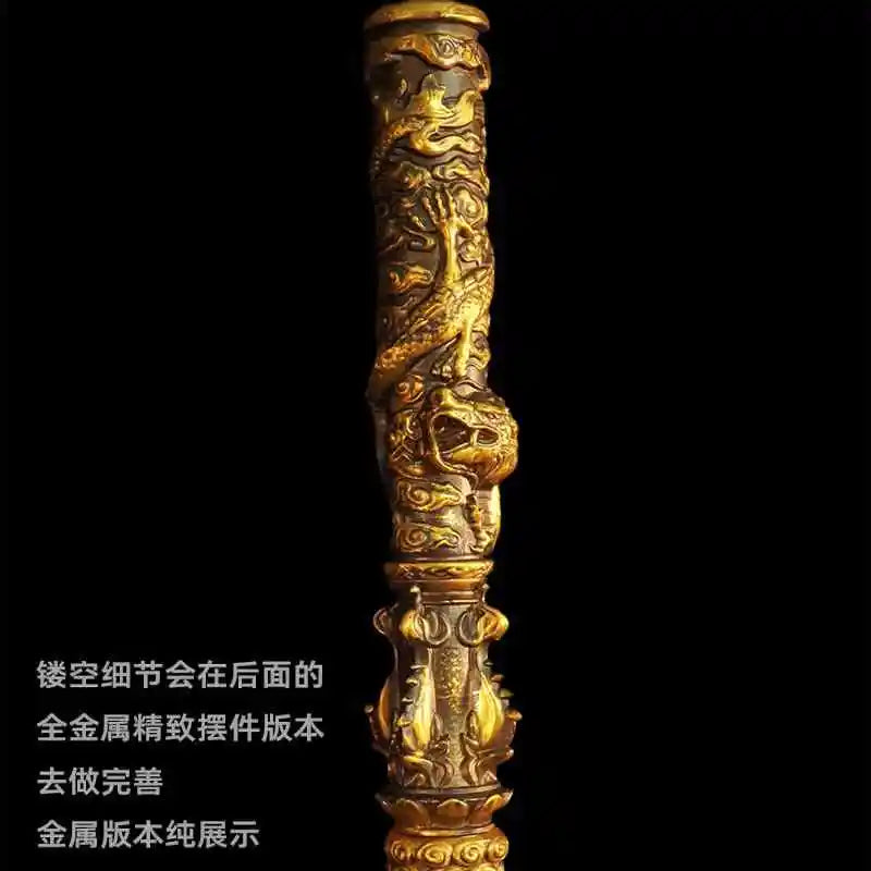 Black Myth Game Wukong Retractable Ruyi Golden Cudgel Jingu Rod Semi Metal Rod Room Decoration Model Toy Xmas Birthday Gift