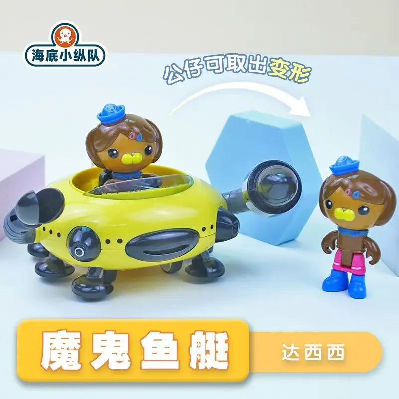 2025 Original Octonauts Gup Submarine Boat Model Toys Kwazii Barnacles Peso Action Figures TV Toys Children Gift