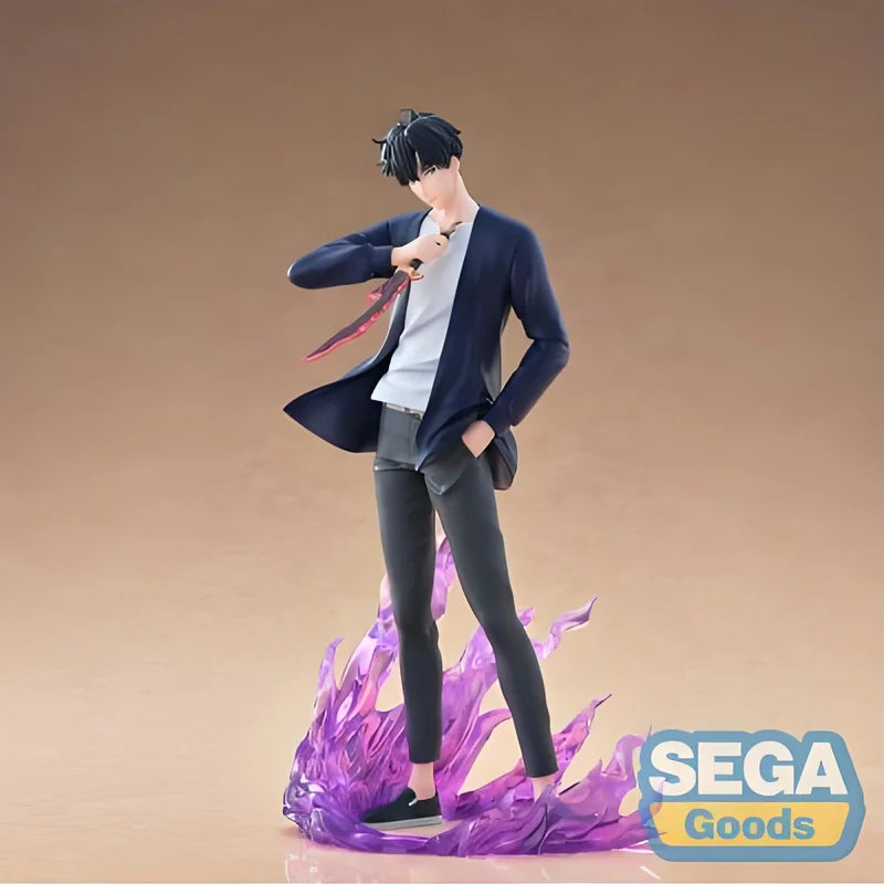 [Original] Genuine In Stock Sega Solo Leveling Xrosslink Sung Jin Woo Cha Hye Yi PVC Anime Figure Model Collector Figurine Toys