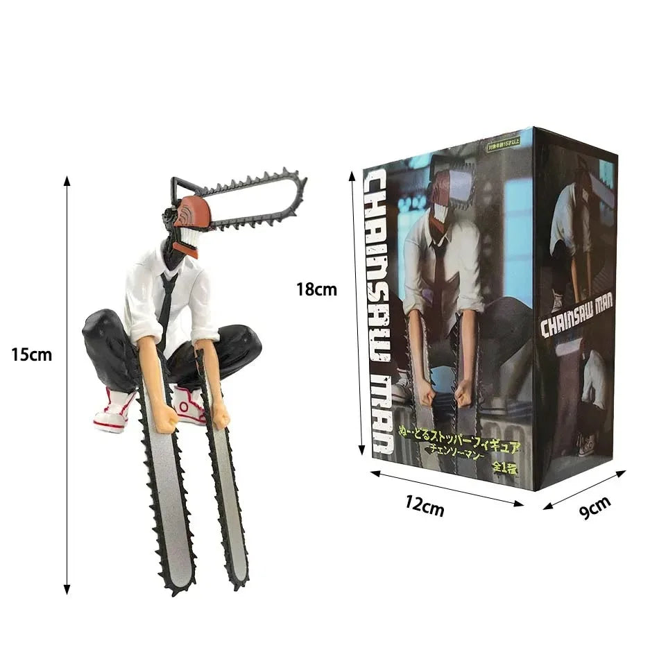 Chainsaw Man Denji Anime Figure Denji/Power Action Figure 1560 Chainsaw Man Denji Figurine Adult Collectible Model Doll Toy