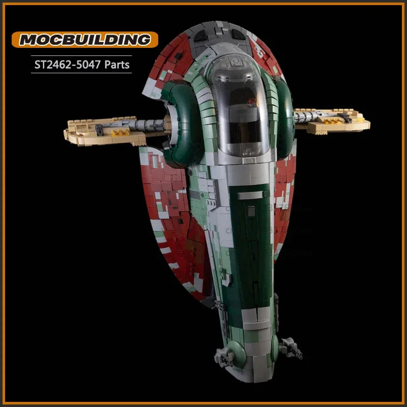 Star Movie MOC Building Blocks UCS Slave 1 Spaceship Model Starfighter DIY Assemble Technology Bricks Collection Toys Xmas Gifts