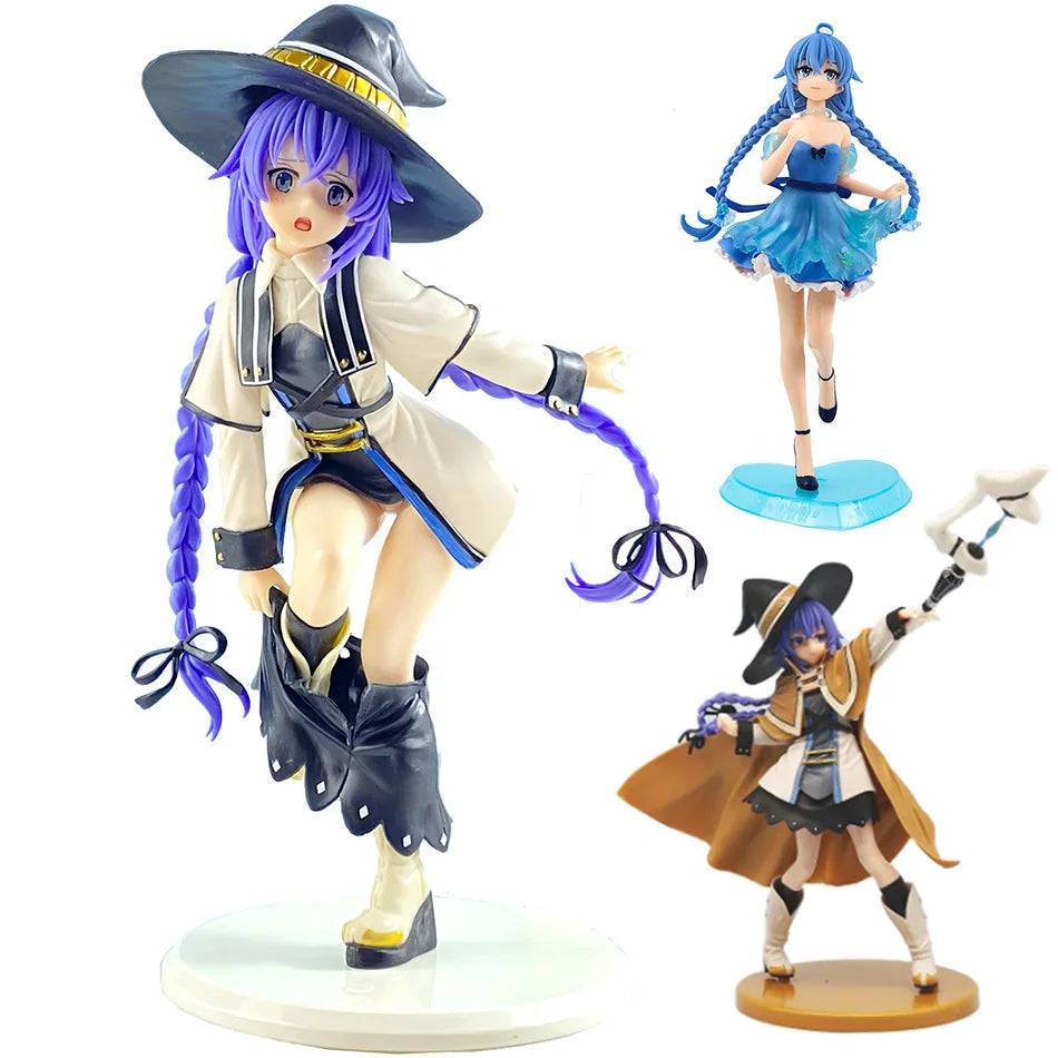 25cm Magician Roxy Migurdia Action Figure Mushoku Tensei：Jobless Reincarnation Anime Figure PVC Adult Collection Model Doll Toys