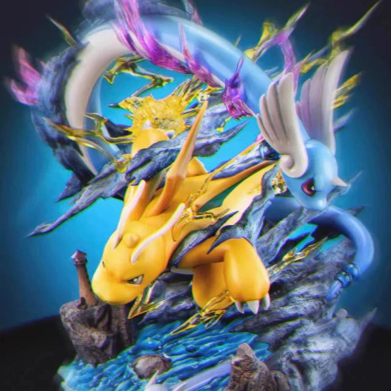 30cm Gk Figure Fantasy Charizard Dragon Evolution Set Statue Desk Decor Collectible Toy Anime Trendy Peripheral Birthday Gift