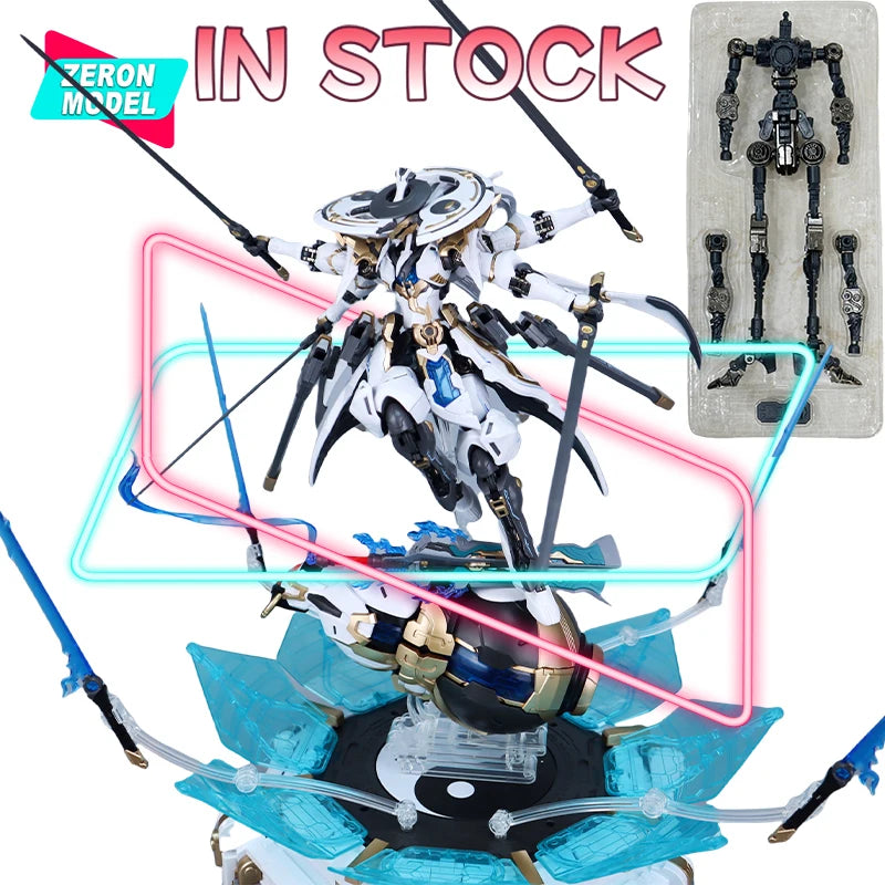 SUNDAY HOBBY Xiao Yao Zi Mechanical Gourd 1/100 22cm Alloy Skeleton Assembly Model With Collectible Robot Toy
