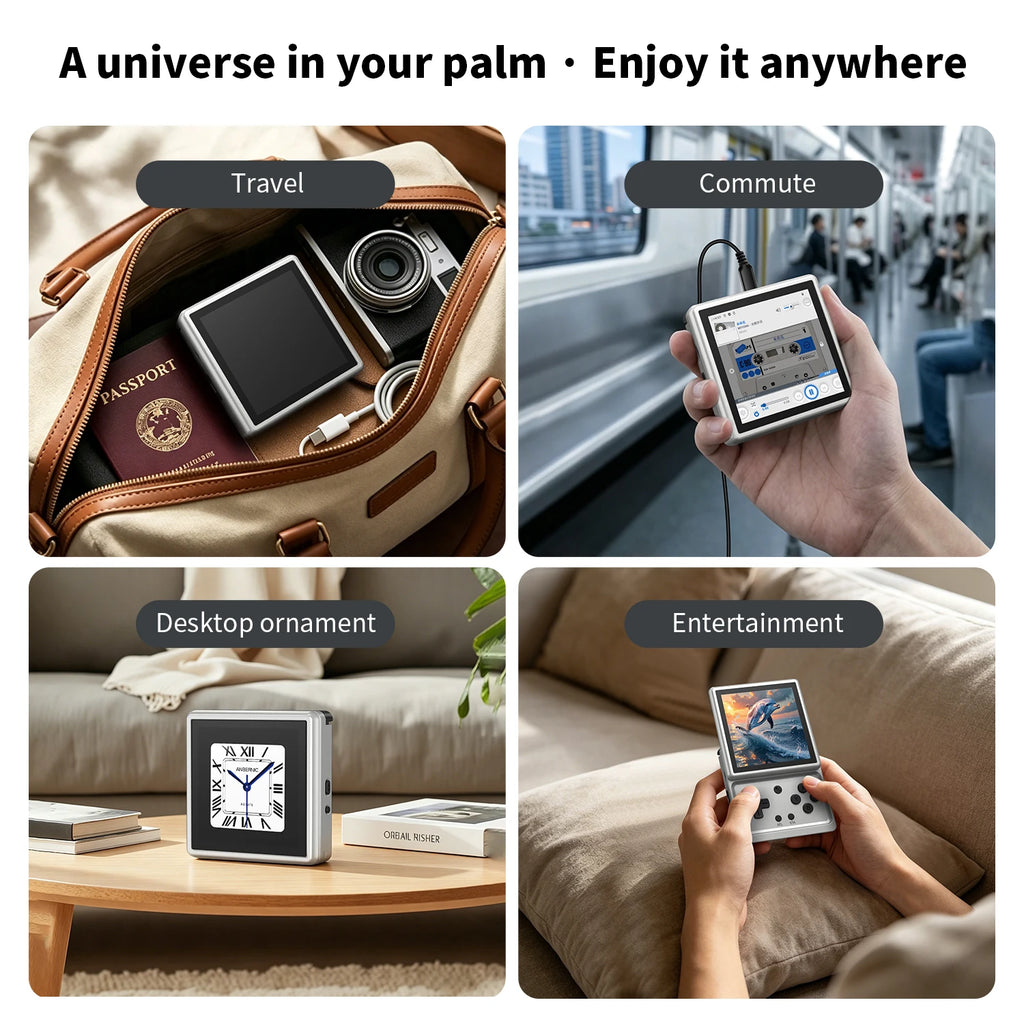 Anbernic RG Rotate Handheld Game Console 3.5" IPS Rotating Screen Android Aluminum Alloy 2000 mAh Retro Portable Games Player AI