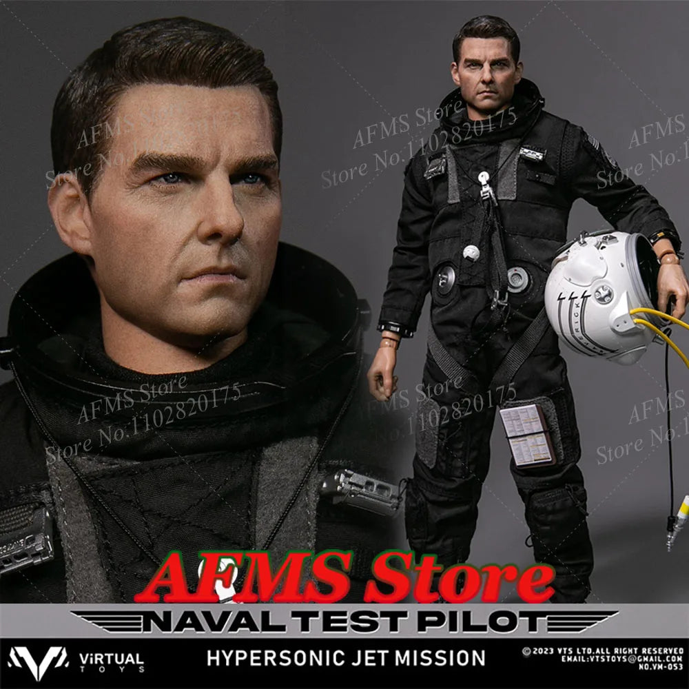 VTS TOYS VM 053 1/6 Scale Collectible Figure Naval Test Pilot Tom Cruise  Full Set 12Inch Men Soldier Action Figure Model Toys
