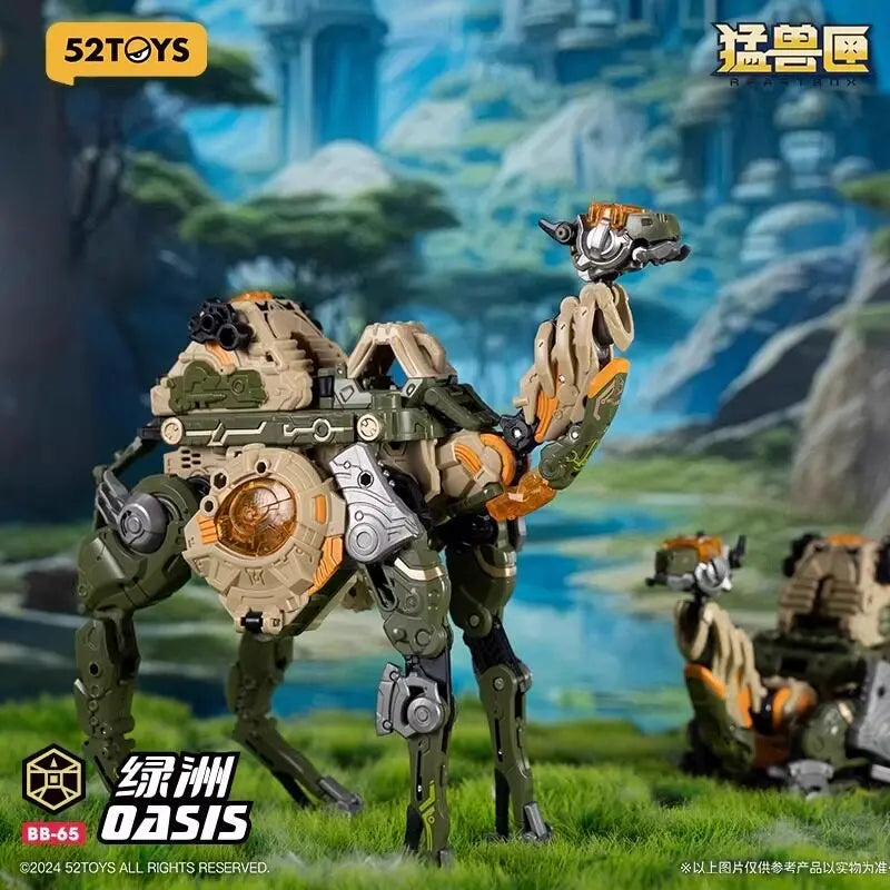 In Stock 52TOYS Infinite Beast Drive Beast Box Oasis Plant Assembling Deformation Toy Model Guochuang Mecha Decoration