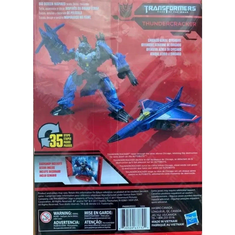 Original Hasbro Transformers Toy SS Studio Series SS09 SS-09 THUNDERCRACKER Anime Figure Toy Collection Gift