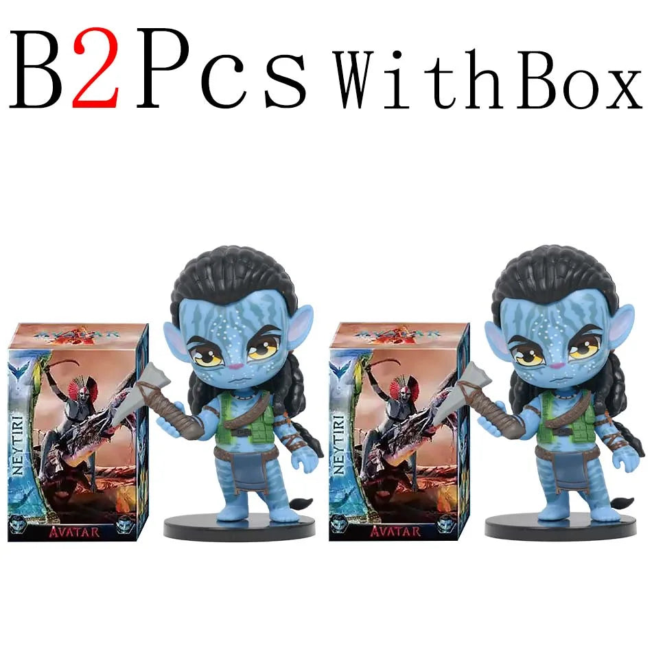 New popular Avatar: Fire and Ash cute Q-version figurine Jake Sully Neytiri PVC Figure Model Toys birthday gift Christmas gift