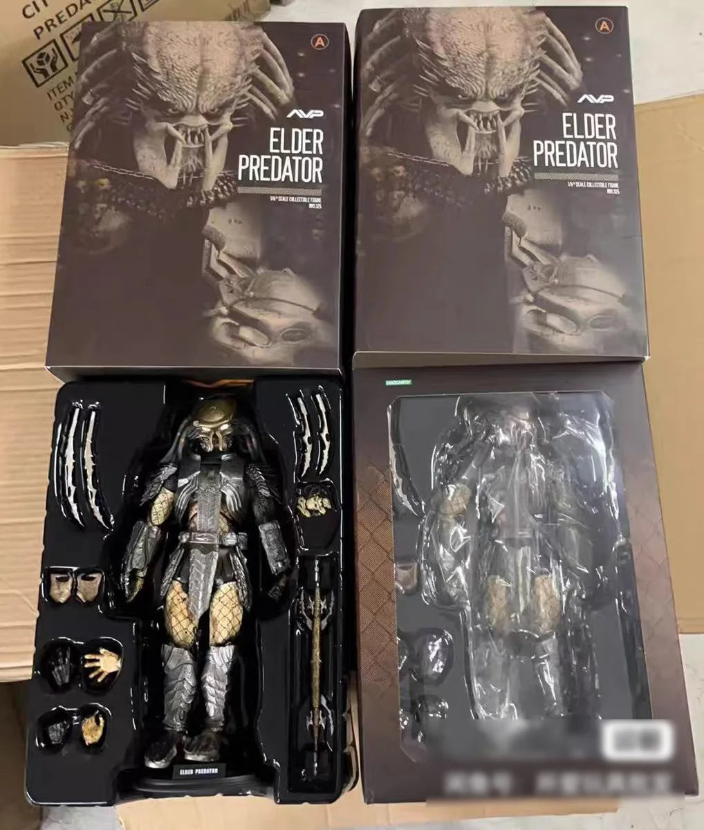 New 1/6 Scale The Predator Action Figure Scar Predator MMS190 PVC Hot Toys For Man Gift For Birthday Doll Anime Figure Model