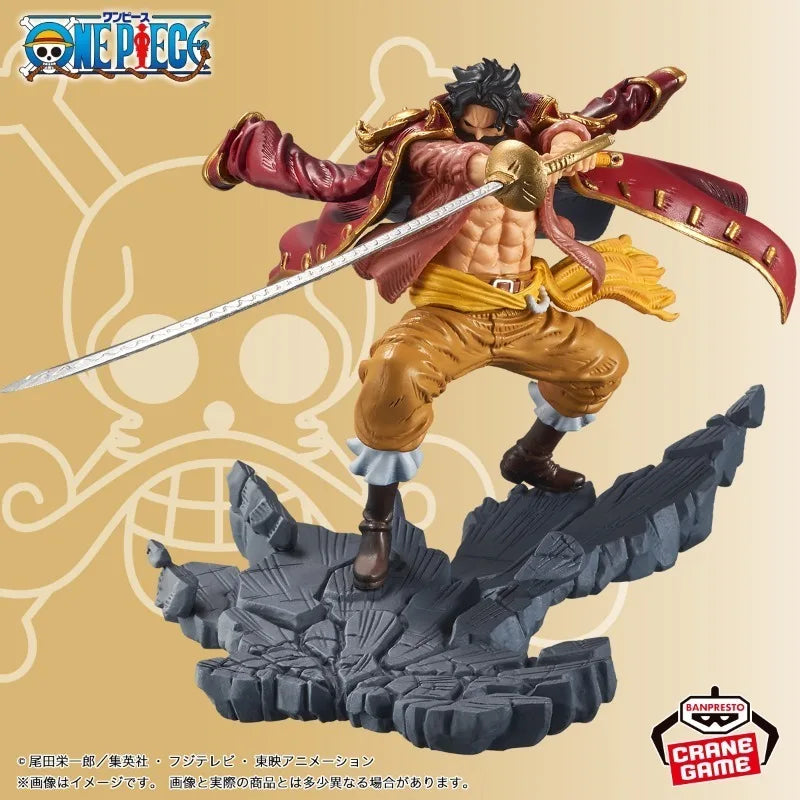 Auf Lager Original Bandai BANPRESTO ONE PIECE Gold D Roger Edward Newgate MANHOOD-SPECIAL Ver. Anime-Charakter-Sammelfigur, Spielzeug, Geschenk
