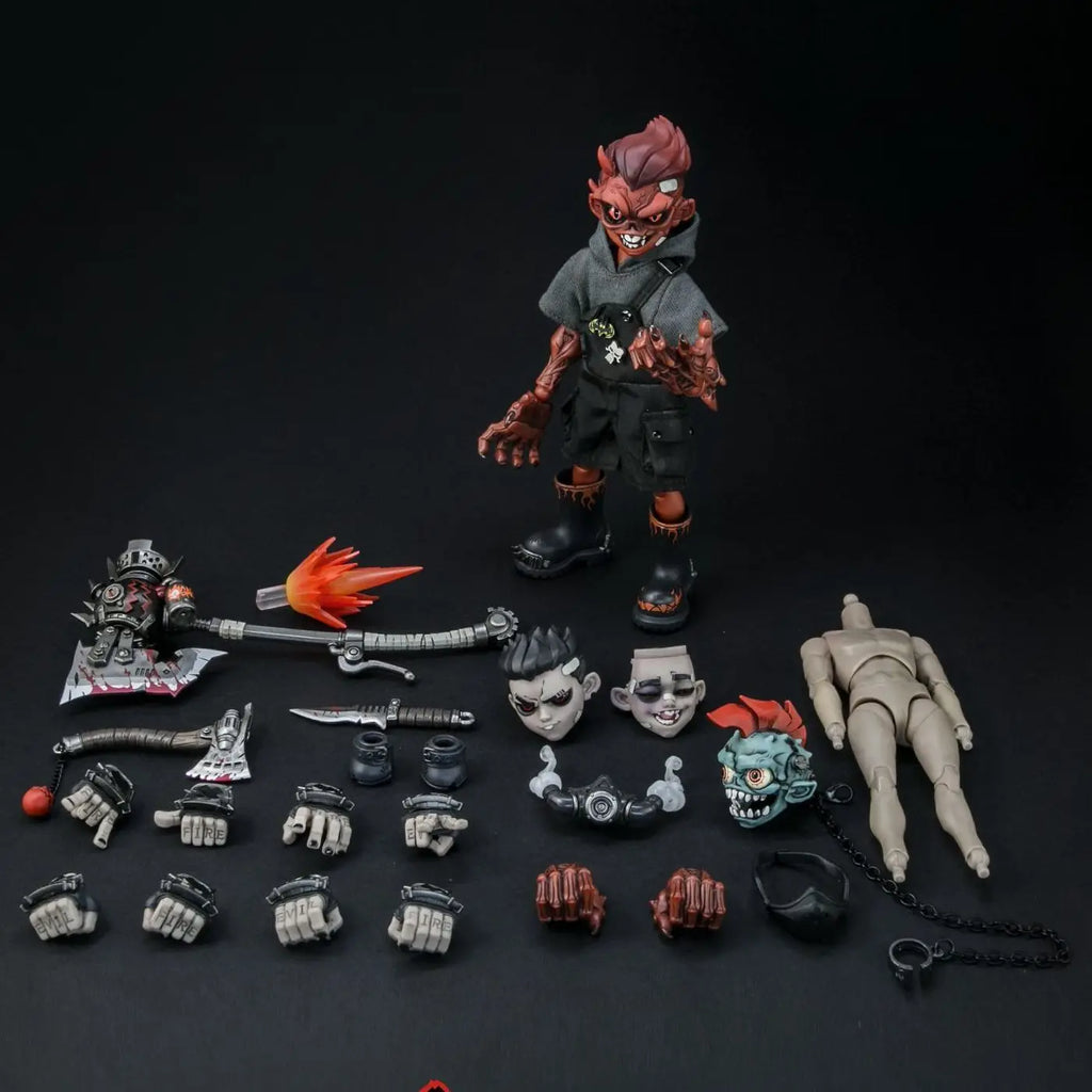 Pre-Sale D_one Studio Rage-Zboys Series Tooth Boy Yazai 1/12 Scale Collectible Action Figure Toy Model For Adults