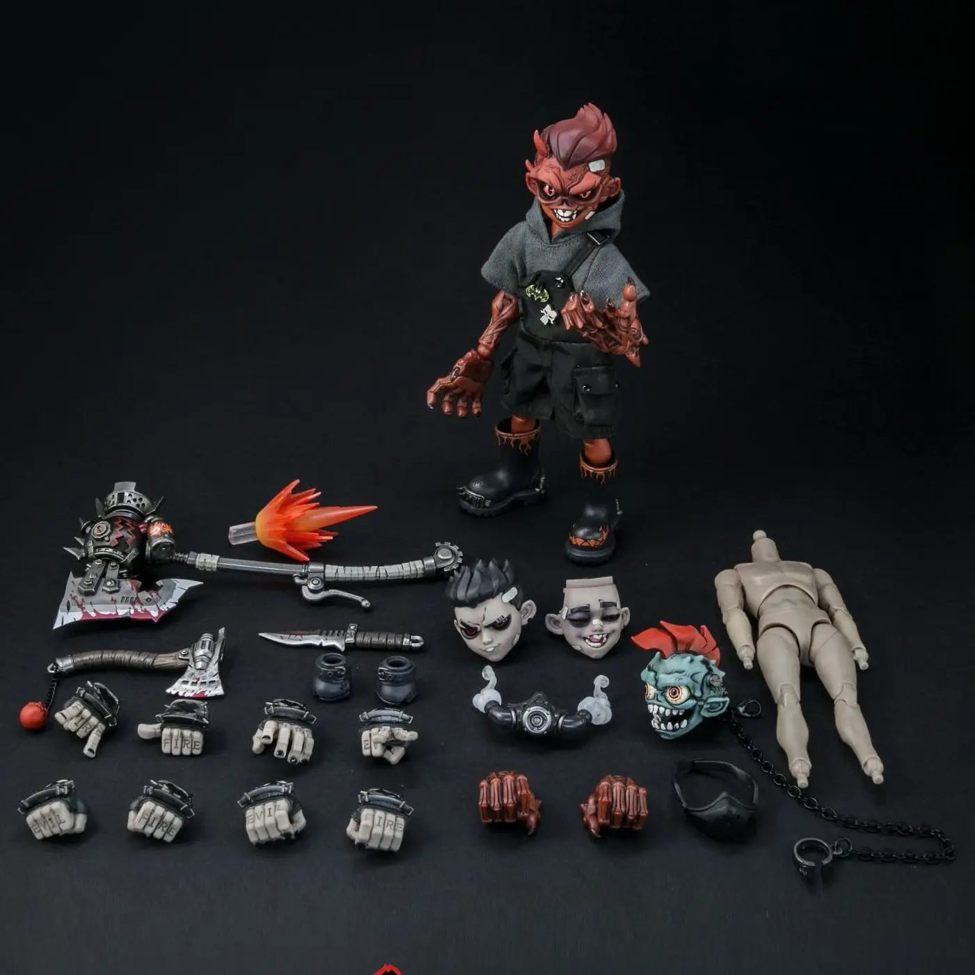 Pre-Sale D_one Studio Rage-Zboys Series Tooth Boy Yazai 1/12 Scale Collectible Action Figure Toy Model For Adults