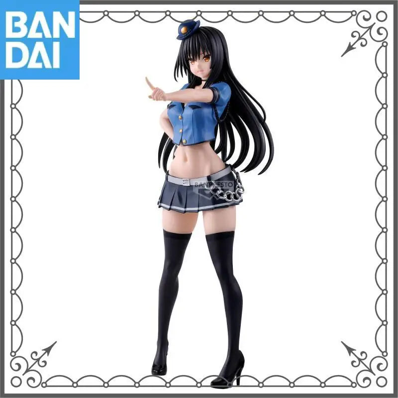 In Stock Bandai Namco Banpresto To Love Darkness Glitter Glamours Kotegawa Yui Police Anime Figure Model Collector Toy Gift