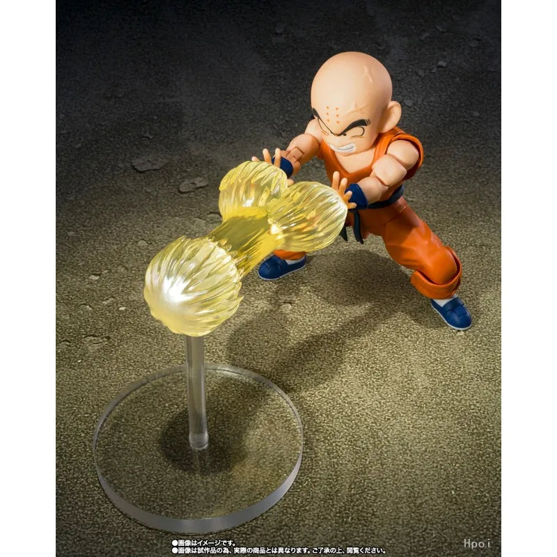 SHF Krillin Goku's Best Friend Movable Action Figure 11cm Dragon Ball Z PVC ABS Collectible Model Bandai Spirits Hot Sale