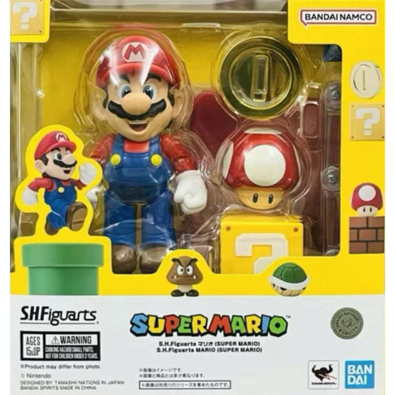 Bandai SHF Super MARIO Movable Figure Available in Stock