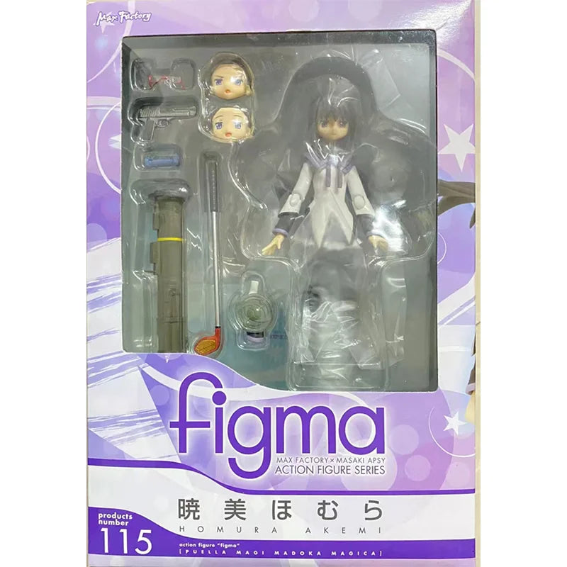 100% Original Figma 110 Madoka Kaname 118 Mami Tomoe 115 Homura Akemi In Stock Anime Action Collection Figures Model Toys