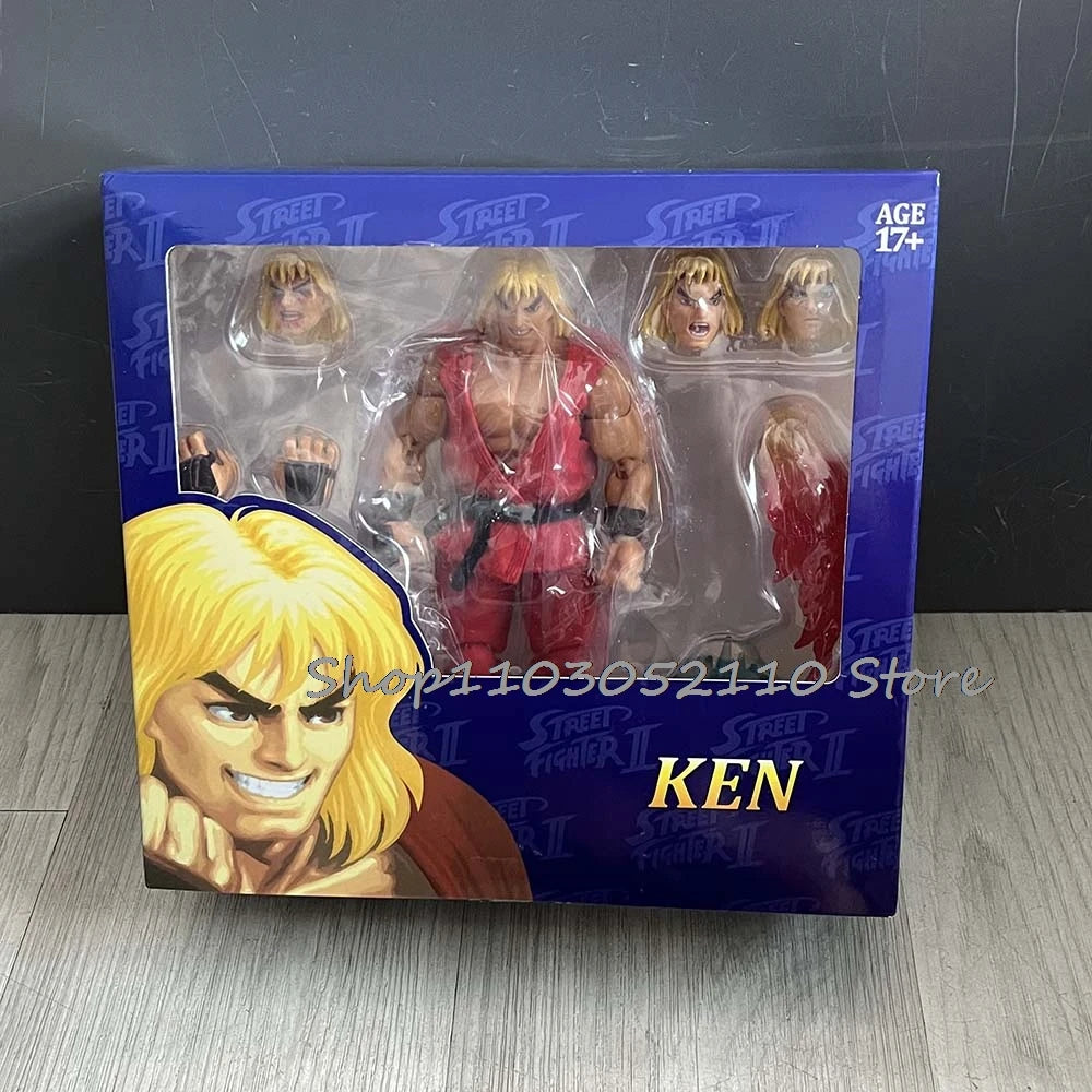 ST Street Fighter Guile Ken Ryu Action Figure Anime The Final Challengers Model Doll Statue Joint Movable Movie Toys Gifts